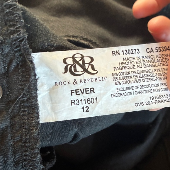 Rock & Republic High Waist Black Shorts - Picture 8 of 8